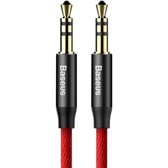 Аудiо-кабель Baseus Yiven Audio Cable M30 1.5M Red+Black (CAM30-C91)