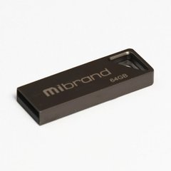 Флеш-накопитель Mibrand USB 2.0 Stingray 64Gb Grey (MI2.0/ST64U5G)