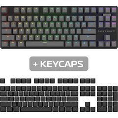 Клавіатура з кейкапами DARK PROJECT (DPO-KD-87A-006400-GRD+KS-45) (чорні)