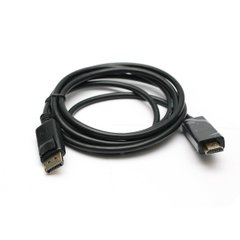Відео кабель PowerPlant HDMI - DisplayPort, 1.8м, позолочені конектори, 1.3V