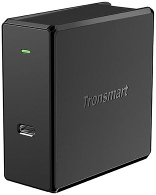 Зарядний пристрій Tronsmart WCP02 60W USB-C Power Delivery 3.0 Wall Charger Black