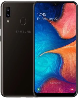 Смартфон Samsung Galaxy A20 3/32GB Black (SM-A205FZKVSEK)