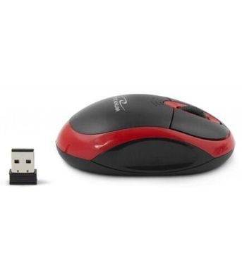 Миша Esperanza Titanum Mouse TM116R Black-red