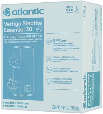 Водонагреватель Atlantic Vertigo Steatite Essential 30 MP-025 2F 220E-S (821462)