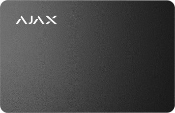 Безконтактная карта Ajax Pass Black 10 шт. (000022787)