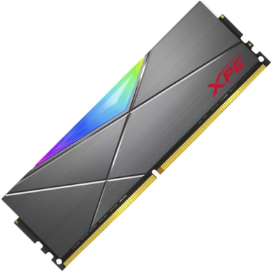 Оперативна пам'ять Adata 16 GB DDR4 3600 MHz XPG Spectrix D50 RGB Tungsten Gray (AX4U360016G18I-ST50)
