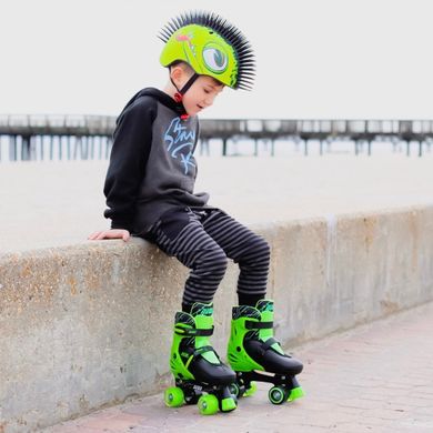 Роликовые коньки Neon Combo Skates салатовый размер 34-37 (NT10G4)