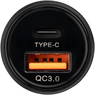 Автомобільний зарядний пристрій Gelius Pro Twix GP-CC006 USB+Type-C QC/PD18W + Cable MicroUSB Black