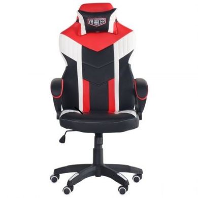 Комп'ютерне крісло для геймера AMF VR Racer Dexter Hook чорний/червоний (546946)