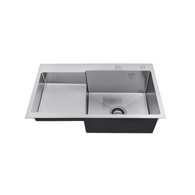 Кухонна мийка Kroner KRP Gebürstet - 7848RHM (3,0/1,0 мм) (CV030022)