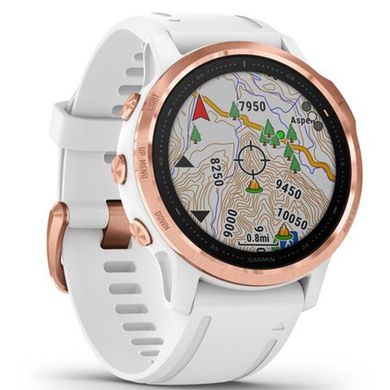Смарт-часы Garmin Fenix ​​6S Pro Rose Gold with White Band