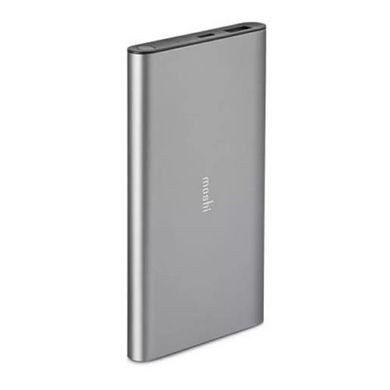 Универсальная мобильная батарея Moshi IonSlim 10K USB-C and USB Portable Battery Titanium Gray (99MO022145)