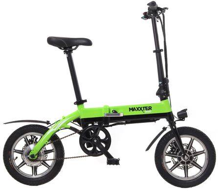 Электровелосипед Maxxter MINI (black-green)