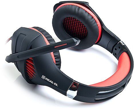 Наушники Real-El GDX-7600 Black/Red