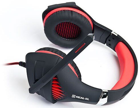 Навушники Real-El GDX-7600 Black/Red