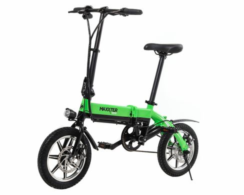 Электровелосипед Maxxter MINI (black-green)