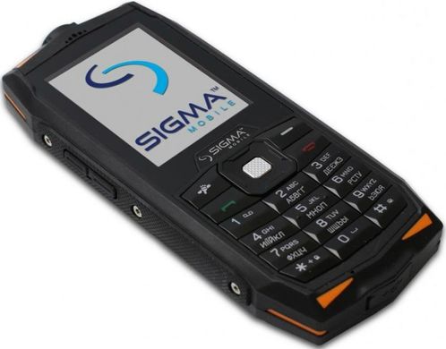 Мобільний телефон Sigma mobile X-treme DR68 Black-Orange