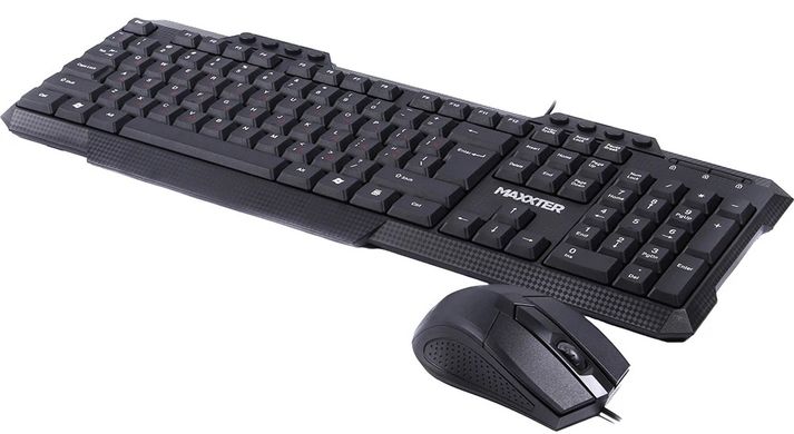 Комплект (клавиатура, мышь) Maxxter KMS-CM-02-UA Black