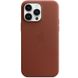 Чехол Apple для iPhone 14 Pro Max Leather Case with MagSafe Umber (MPPQ3)