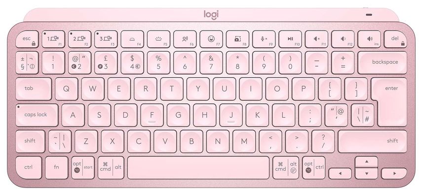 Клавиатура Logitech MX Keys Mini Wireless Illuminated UA Rose (920-010500)