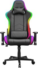 Комп'ютерне крісло для геймера GamePro Hero RGB black (GC-700)