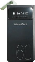 Универсальная мобильная батарея Tehno Bit TB-701-60 60000mAh 2.4A 2USB LED