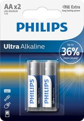 Батарейки Philips Ultra Alkaline AA BLI 2 (LR6E2B/10)
