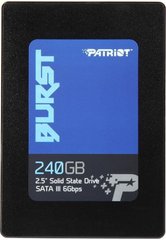 SSD-накопичувач 2.5" Patriot BURST 240GB SATA TLCPBU240GS25SSDR