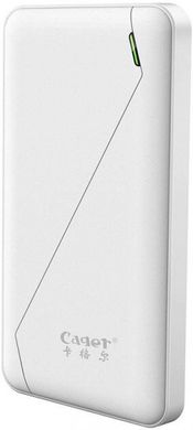 Универсальная мобильная батарея Cager S8 Power Bank 10000 mAh Li-Polimer White