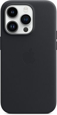 Чехол Apple для iPhone 14 Pro Leather Case with MagSafe Midnight (MPPG3ZE/A)
