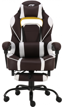 Кресло GT Racer X-2748 Dark Brown/White