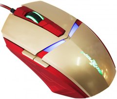 Миша Maxxter G1 Iron Claw Gold/Red USB