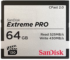 Карта памяти SanDisk Extreme Pro CFAST 2.0 64GB VPG130 (SDCFSP-064G-G46D)