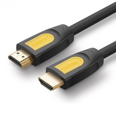 Кабель UGREEN HD101 HDMI Round Cable 1m Yellow/Black (10115)
