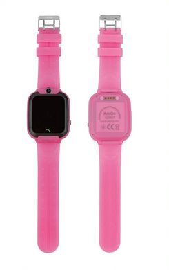 Детские смарт часы AmiGo GO007 FLEXI GPS Pink