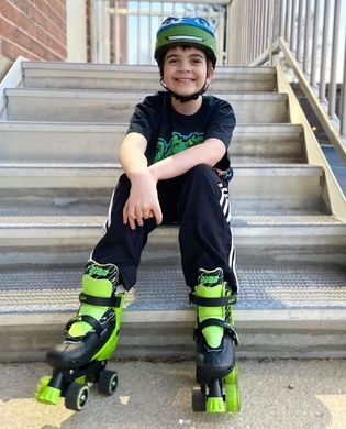 Роликові ковзани Neon Inline Skates зелений розмір 34-37