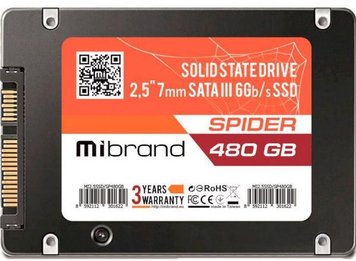 SSD накопитель Mibrand Spider 480 GB (MI2.5SSD/SP480GB)