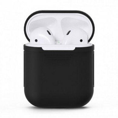 Чохол MakeFuture для навушників Apple AirPods 1/2 Silicone Black