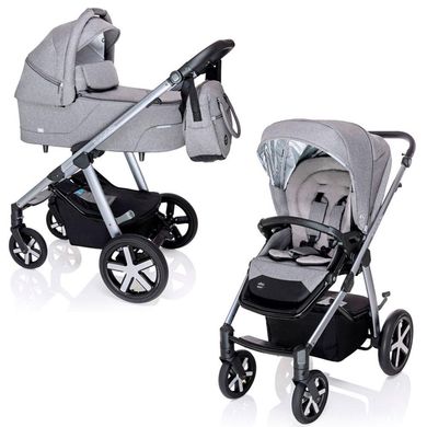 Дитяча коляска Baby Design Husky NR 107 Silver Gray (204371)