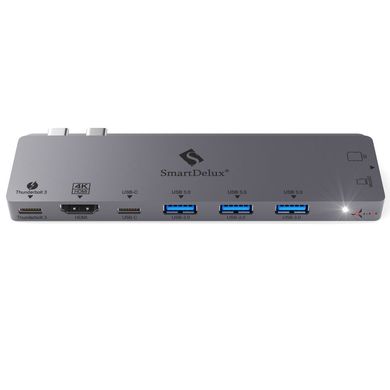 Хаб USB AIRON SmartDelux Thunderbolt Pro 8-IN-1 multiport для MacBook Pro