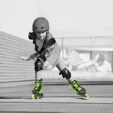 Роликовые коньки Neon Inline Skates зеленый размер 34-37