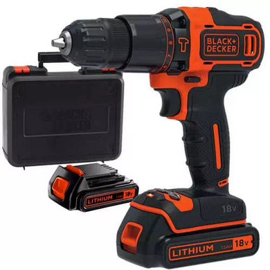 Шуруповерт Black+Decker BDCHD18KB