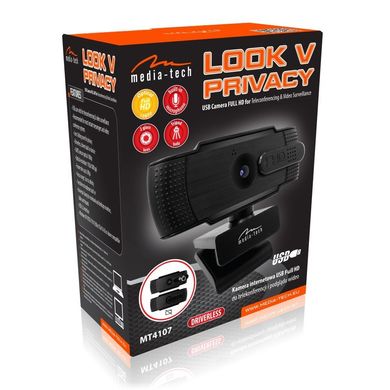 Веб-камера  Media-Tech LOOK V Privacy Full HD (MT4107)