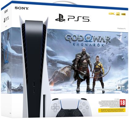 Ігрова консоль Sony PlayStation 5 + HD-камера + God of War: Ragnarok UA UCRF