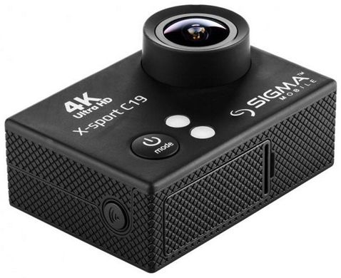 Екшн-камера Sigma mobile X-sport C19 Aqua BOX KIT Black