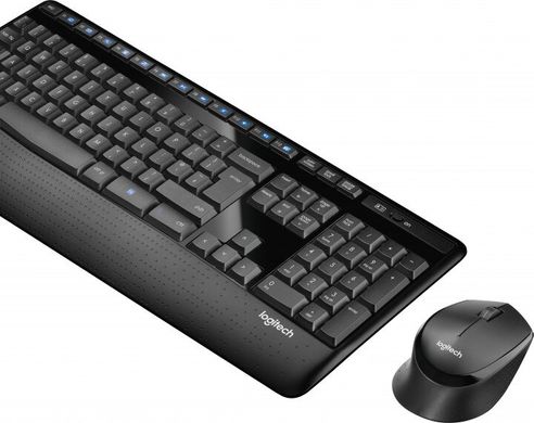 Комплект (клавиатура, мышь) беспроводной Logitech MK345 Combo Black USB (920-008534)