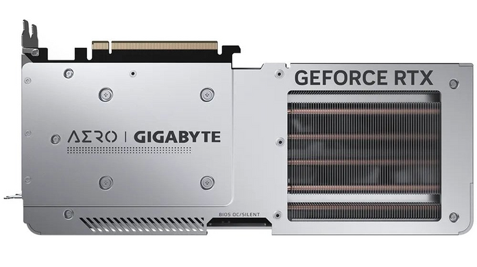 Видеокарта Gigabyte GeForce RTX 4070 Ti SUPER AERO OC 16G (GV-N407TSAERO OC-16GD)
