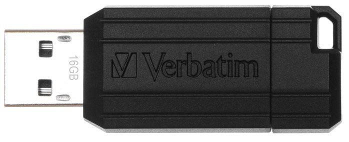 Флешка Verbatim 16 GB Store 'n' Go PinStripe Black 49063
