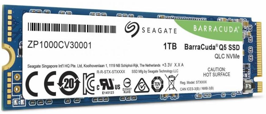 SSD накопичувач Seagate BarraCuda Q5 1 TB (ZP1000CV3A001)