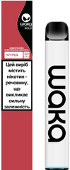 Одноразовая электронная сигарета WAKA SOLO 1800 5.5 мл 5% Red (Арбуз)